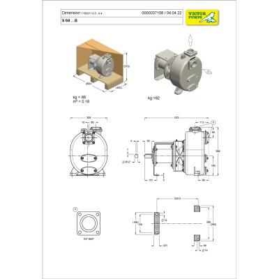 S 68 G31B — Центробежные насосы от Victor Pumps