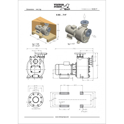 S 85 G31T+F+PS — Центробежные насосы от Victor Pumps