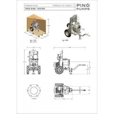 TA5 E S150 - 1515 001 — Насосы на тележке от Victor Pumps TA5 E S150 - 1515 001 — Насосы на тележке от Victor Pumps