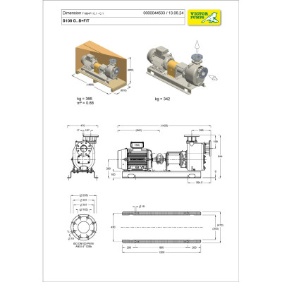 S108(210) G31B+F/T — Центробежные насосы от Victor Pumps S108(210) G31B+F/T — Центробежные насосы от Victor Pumps