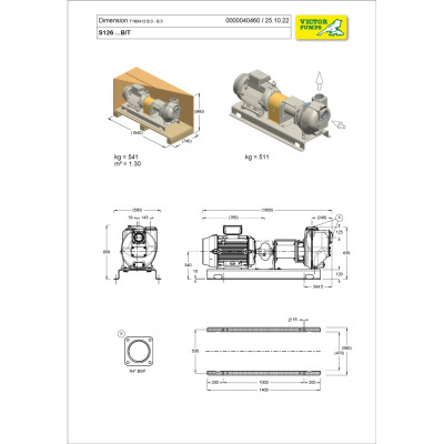S126 G31B+PS/T — Центробежные насосы от Victor Pumps