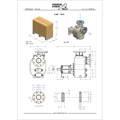 S 80 G31B+F+PS — Центробежные насосы от Victor Pumps S 80 G31B+F+PS — Центробежные насосы от Victor Pumps