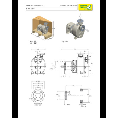S 68 G31B+F — Центробежные насосы от Victor Pumps
