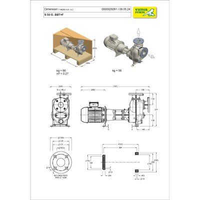 S 50 G31BBT+F — Центробежные насосы от Victor Pumps