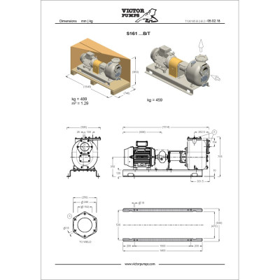 S161 G31B+PS/T — Центробежные насосы от Victor Pumps