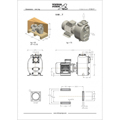 S 80 G31T+PS — Центробежные насосы от Victor Pumps