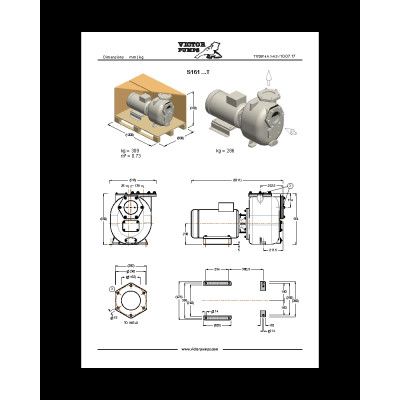 S161 G31T — Центробежные насосы от Victor Pumps