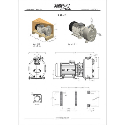 S 68 G31T+PS — Центробежные насосы от Victor Pumps