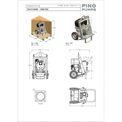 TA3 D S080 - 1380 002 — Насосы на тележке от Victor Pumps