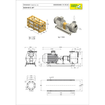 S230+50 G31B+PS/T — Центробежные насосы от Victor Pumps