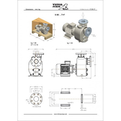 S 80 G31T+F — Центробежные насосы от Victor Pumps