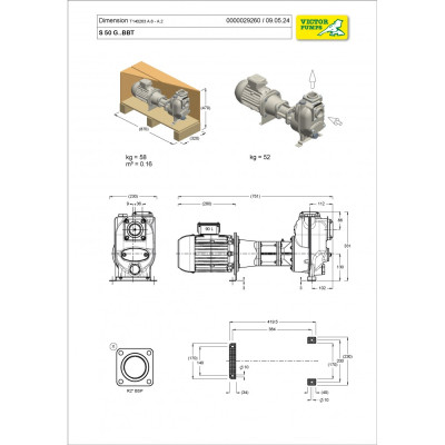 S 50 G31BBT+PS — Центробежные насосы от Victor Pumps