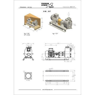 S 80 G31B+PS/T — Центробежные насосы от Victor Pumps