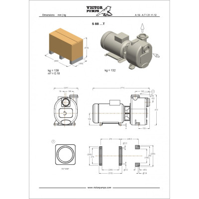 S 88 G31T+PS — Центробежные насосы от Victor Pumps