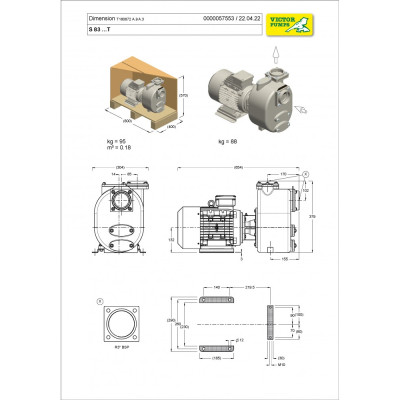 S 83 G31T+PS — Центробежные насосы от Victor Pumps