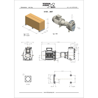 S100 G31BBT — Центробежные насосы от Victor Pumps