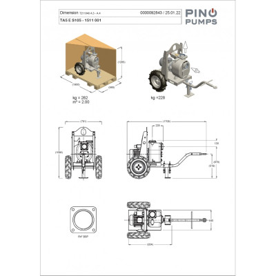 TA5 E S105 - 1511 001 — Насосы на тележке от Victor Pumps
